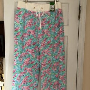 Lilly Pulitzer Linen Beach Pant Lobstah Roll